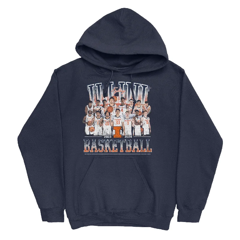 EXCLUSIVE RELEASE: Illinois Men's Basketball 23-24 Team Hoodie