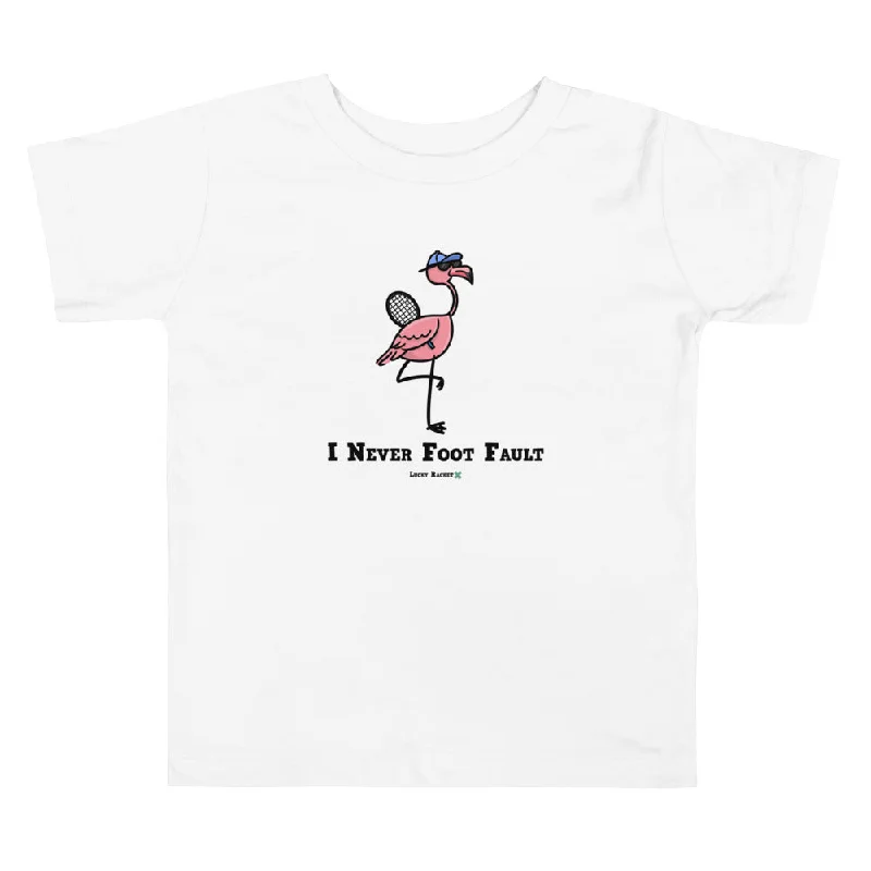 Foot Fault Flamingo Toddler Tee