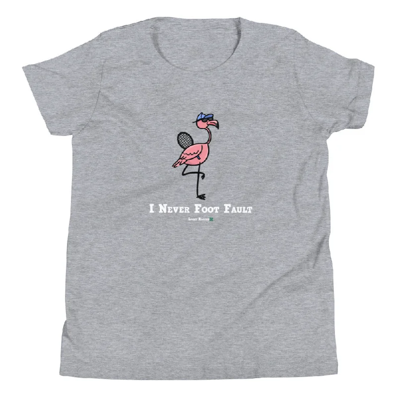 Foot Fault Flamingo Youth T-Shirt