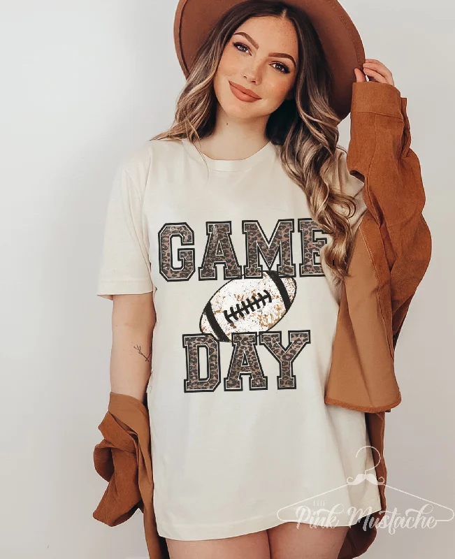 Game Day Soft Style Tee -Unisex Adult Sized Sports Shirt/ Football Mom Tee