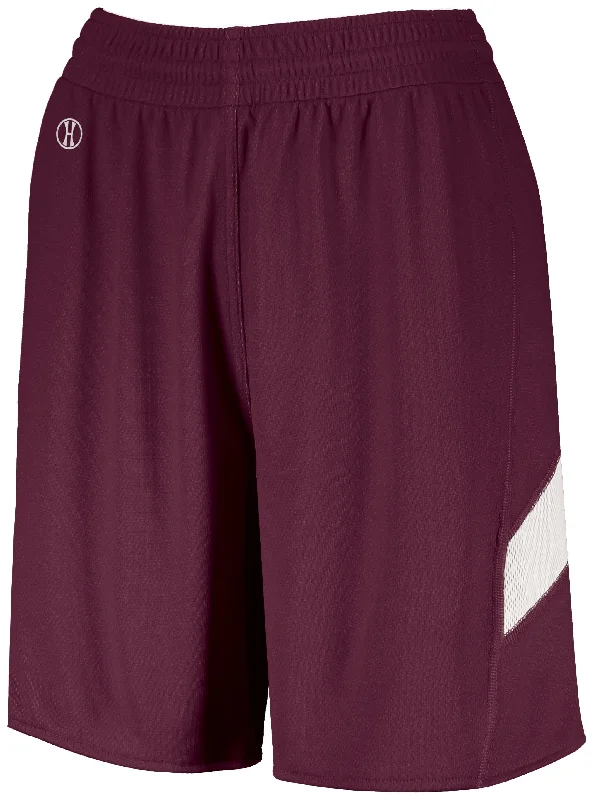 Maroon/White