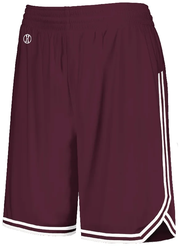 Maroon/White