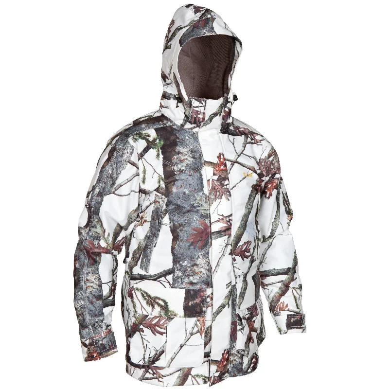 Posikam 300 waterproof camouflage white hunting parka