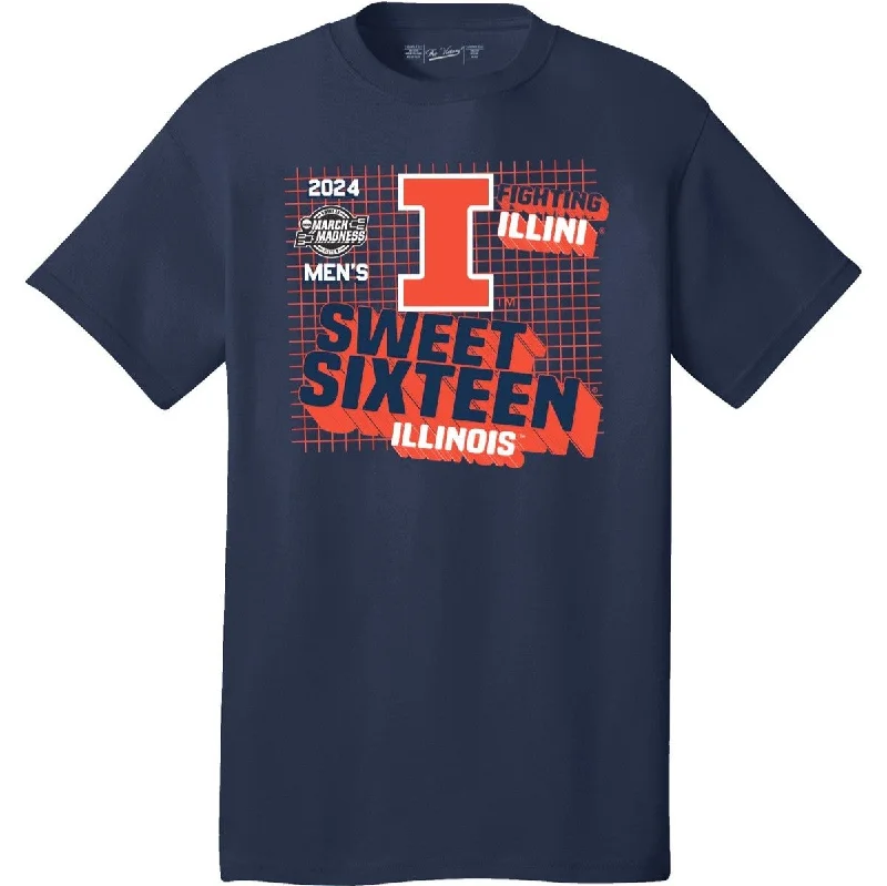 Illinois Fighting Illini Men's Basketball Sweet Sixteen T-Shirt