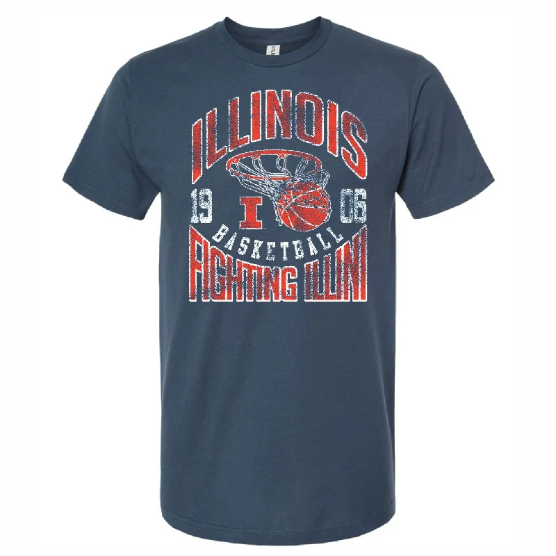 Illinois Fighting Illini Vintage '1906' Basketball Tee