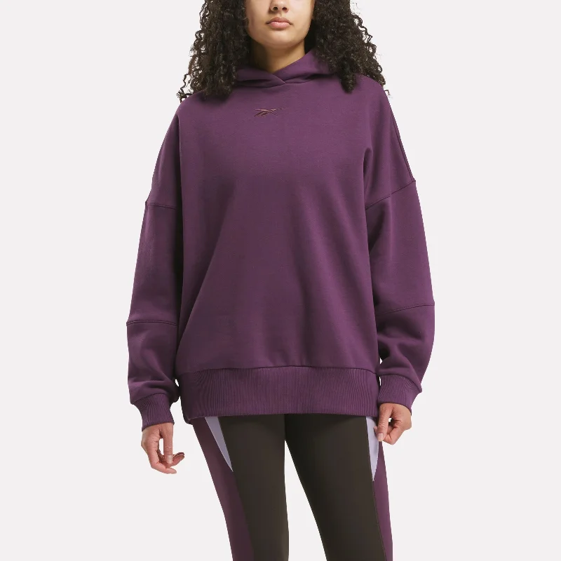 Lux Oversized Hoodie Midnight Plum