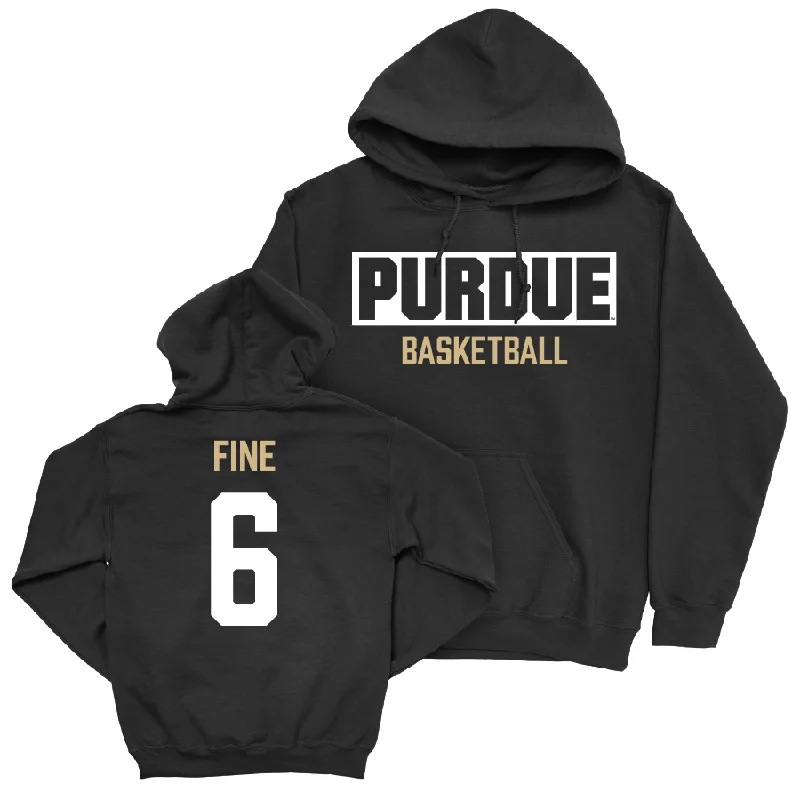 Men's Basketball Black Staple Hoodie  - Aaron Fine