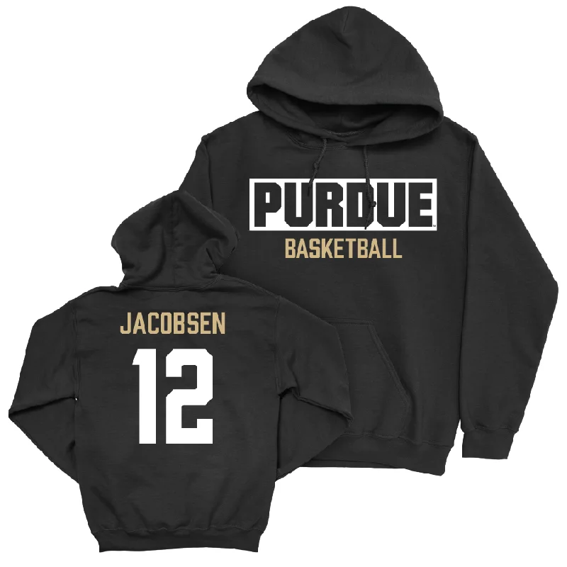 Men's Basketball Black Staple Hoodie  - Daniel Jacobsen