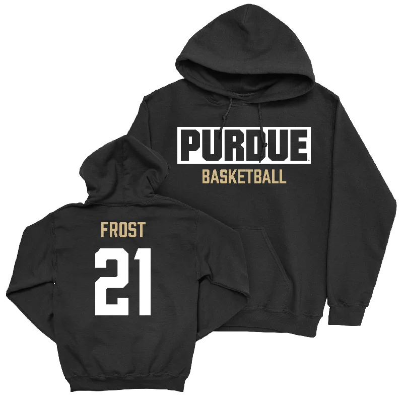 Men's Basketball Black Staple Hoodie - Matt Frost | #21