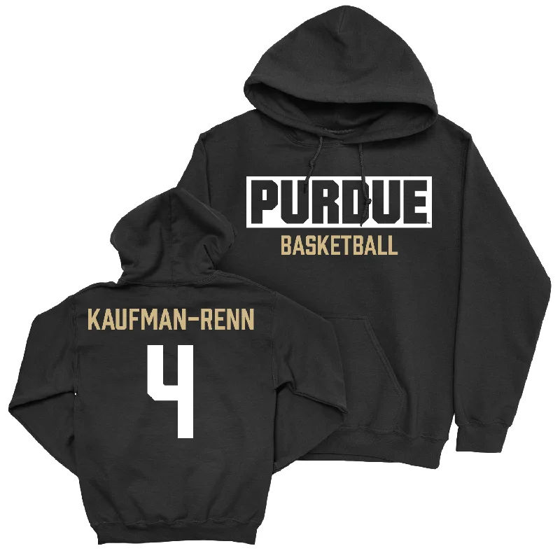 Men's Basketball Black Staple Hoodie - Trey Kaufman-Renn | #4