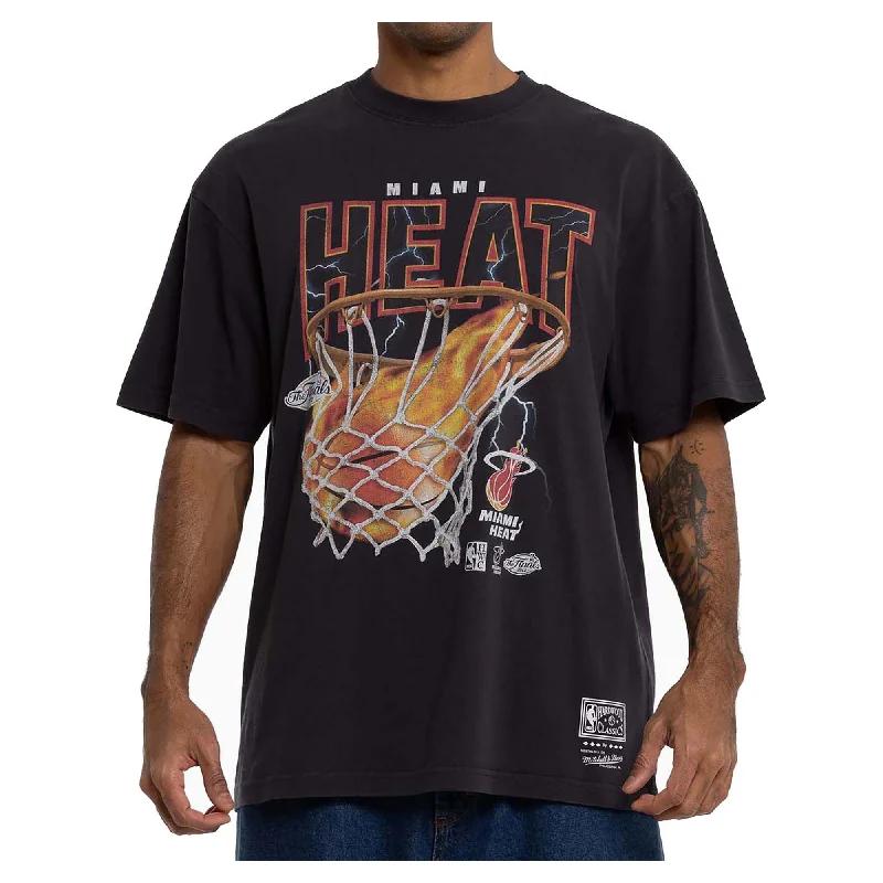 Men's NBA Miami Heat Fire N Lightning Tee