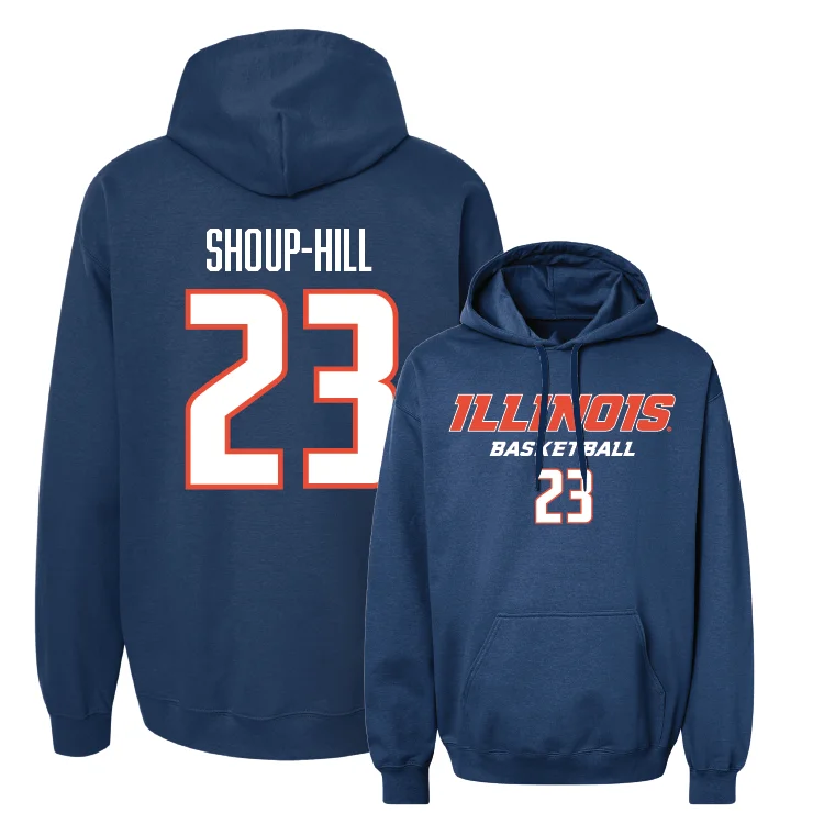 Navy Illinois Classic Hoodie - Brynn Shoup-Hill #23