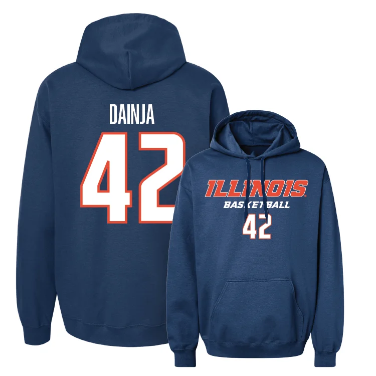 Navy Illinois Classic Hoodie - Dain Dainja #42