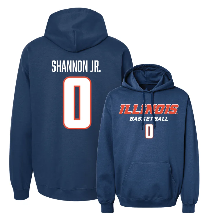 Navy Illinois Classic Hoodie - Terrence Shannon Jr. #0