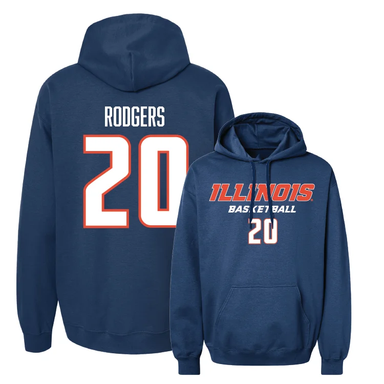 Navy Illinois Classic Hoodie - Ty Rodgers #20