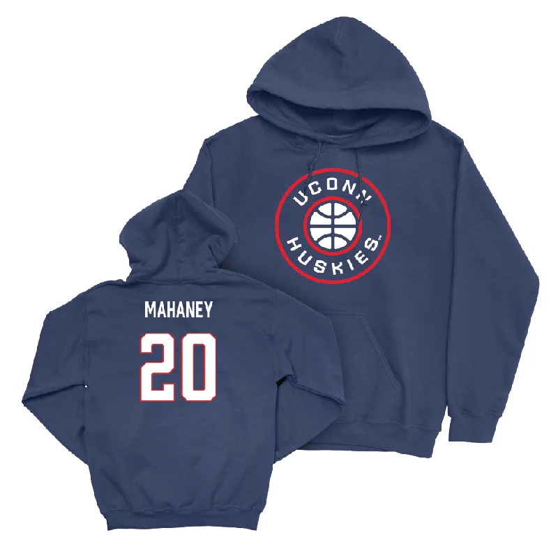 Navy Men's Basketball Hardwood Hoodie  - Aidan Mahaney