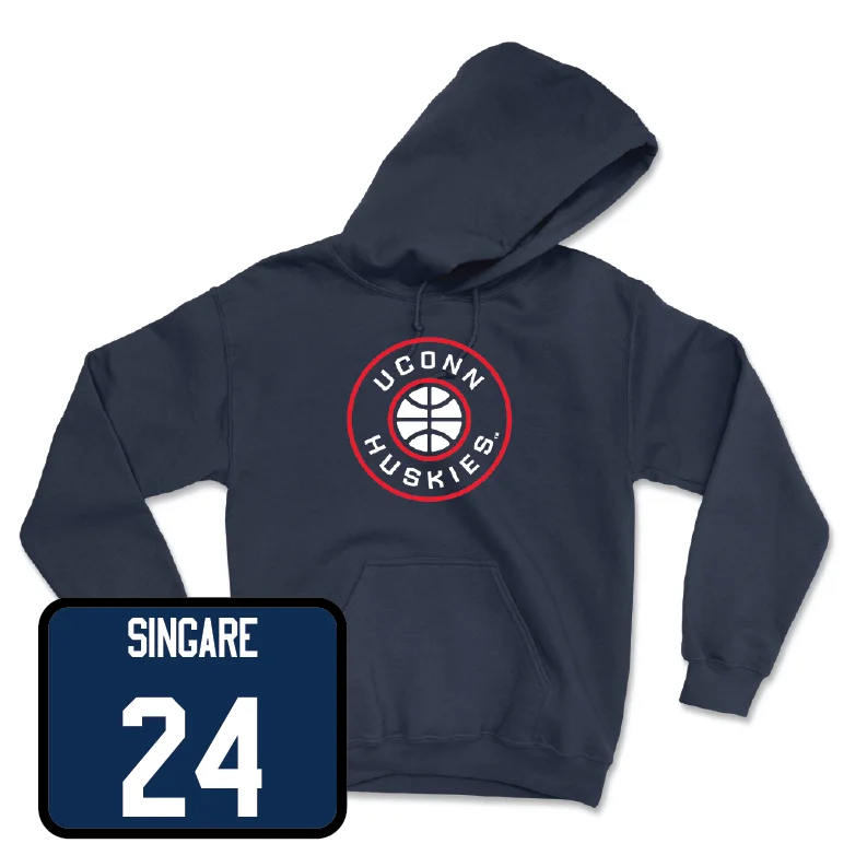 Navy Men's Basketball Hardwood Hoodie - Youssouf Singare