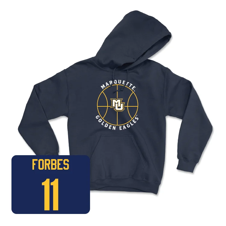 Navy Women's Basketball Hardwood Hoodie - Skylar Forbes