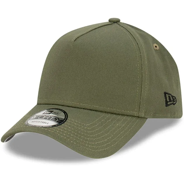 New Era 9Forty Blank Snapback Cap Olive