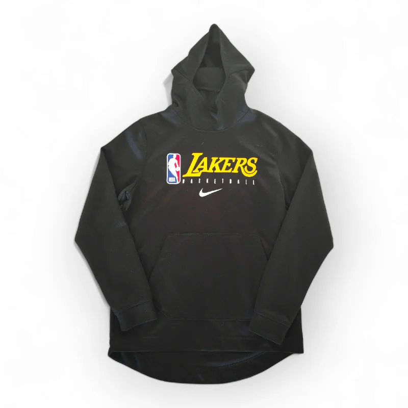 Nike Los Angeles Lakers Dri-Fit Pullover Hoodie, Black, Size Medium