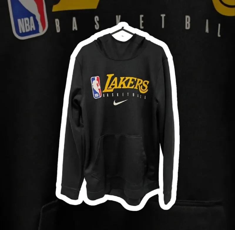 Nike Los Angeles Lakers NBA Basketball Hoodie, Black, Size Small