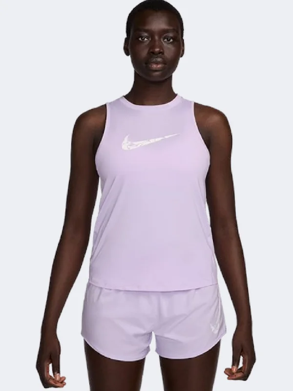 Nike One Swoosh Hbr Women Running Tank Lilac Bloom/White