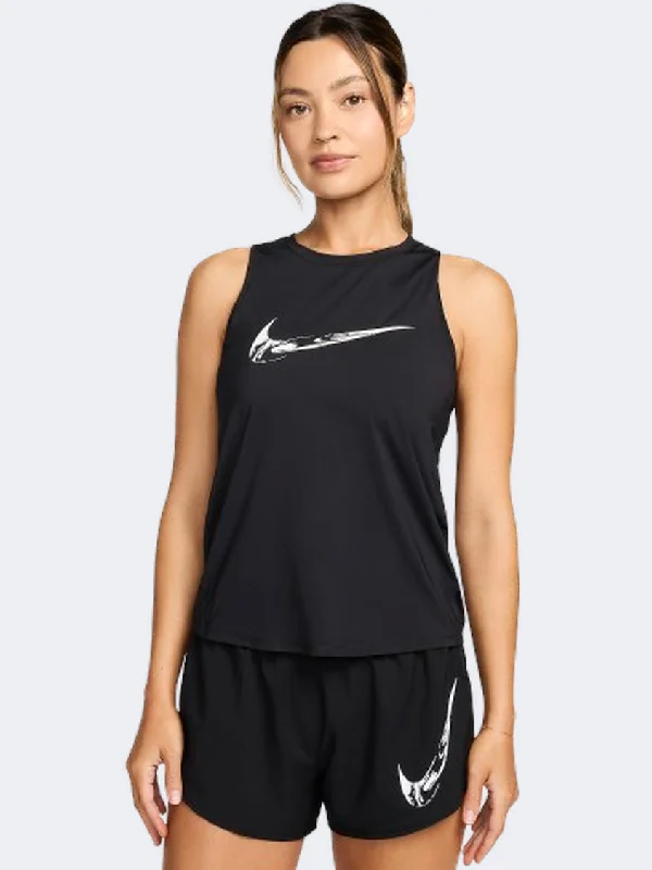 Nike One Swoosh Women Running Tank Black/White