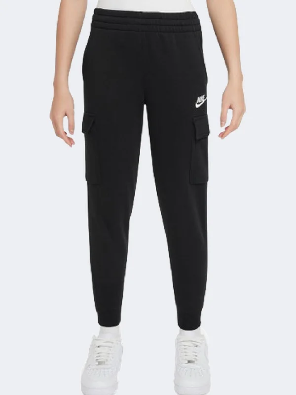 Nike Sportswear Club Fleece Boys Lifestyle Pant Black/White