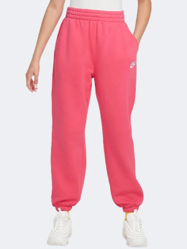 Nike Sportswear Club Fleece Girls Lifestyle Pant Aster Pink/White