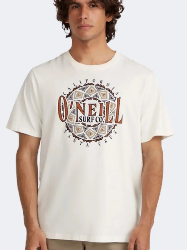 Oneill Ikat Graphic Men Lifestyle T-Shirt Snow White