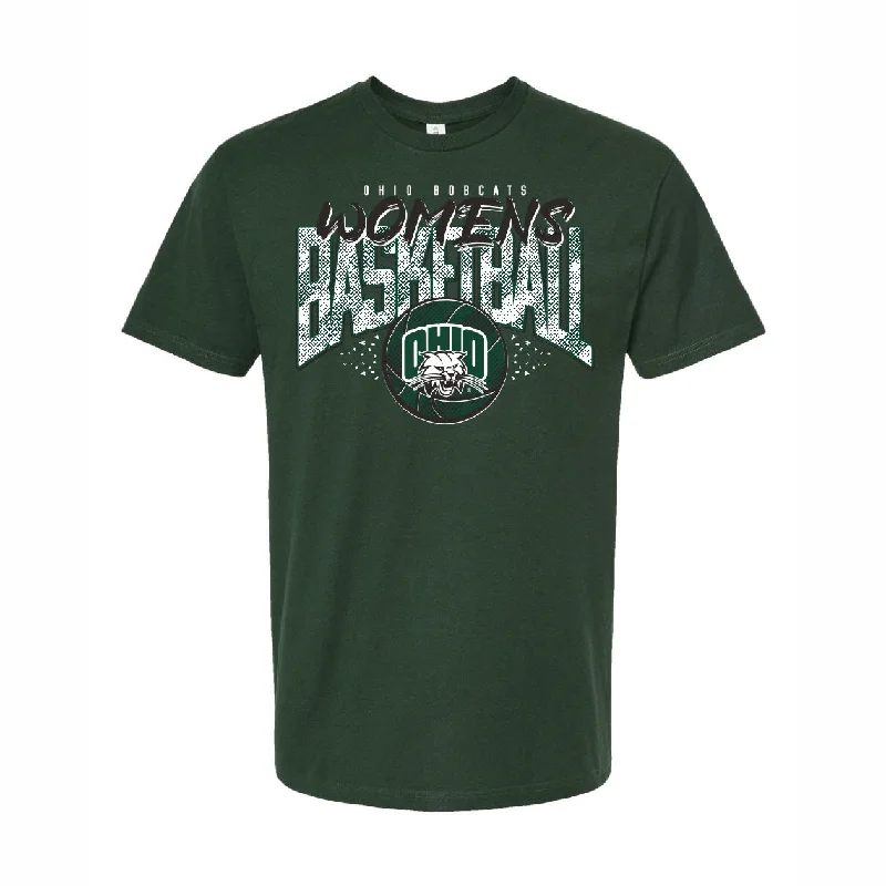 Ohio Bobcats Women's Basketball Green BOGO T-Shirt