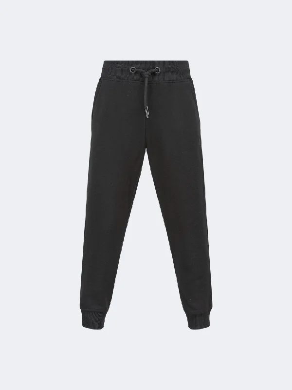 Oil And Gaz Cuffed Kids-Boys Lifestyle Pant Black