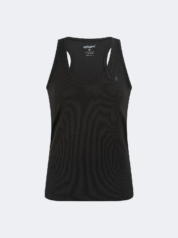 Oil And Gaz Plain Women Training Tank Black