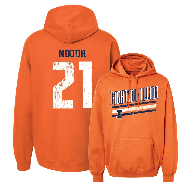 Orange Slant Hoodie - Aicha Ndour #21