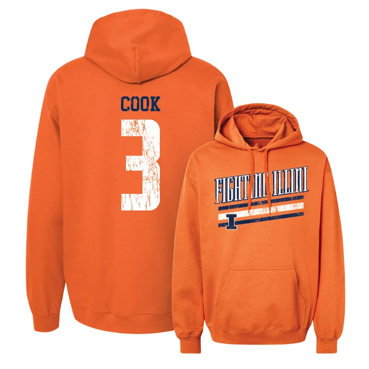 Orange Slant Hoodie - Makira Cook #3