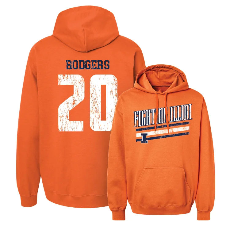 Orange Slant Hoodie - Ty Rodgers #20