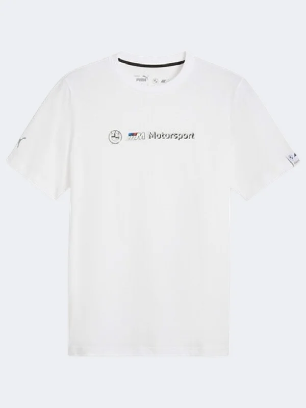 Puma Bmw Motorsport Logo Men Lifestyle T-Shirt White