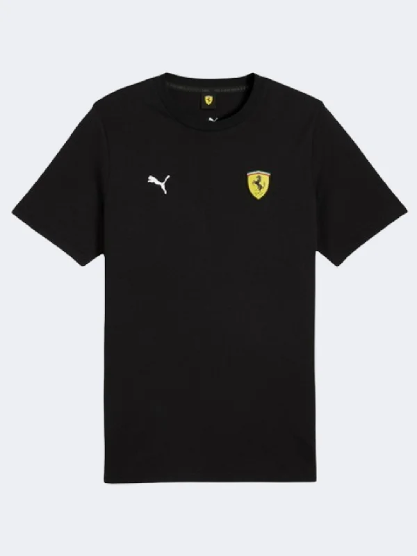 Puma Scuderia Ferrari Race Color Shield Men Lifestyle T-Shirt Black