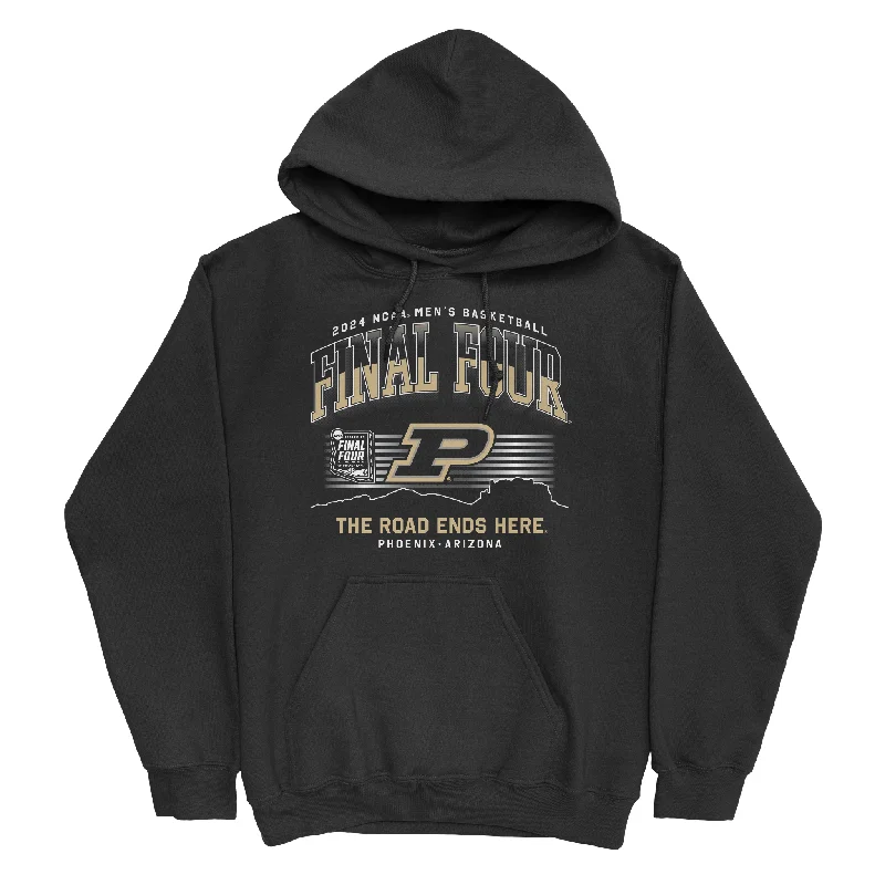 Purdue MBB 2024 Final Four Road Ends Here Streetwear Hoodie by Retro Brand