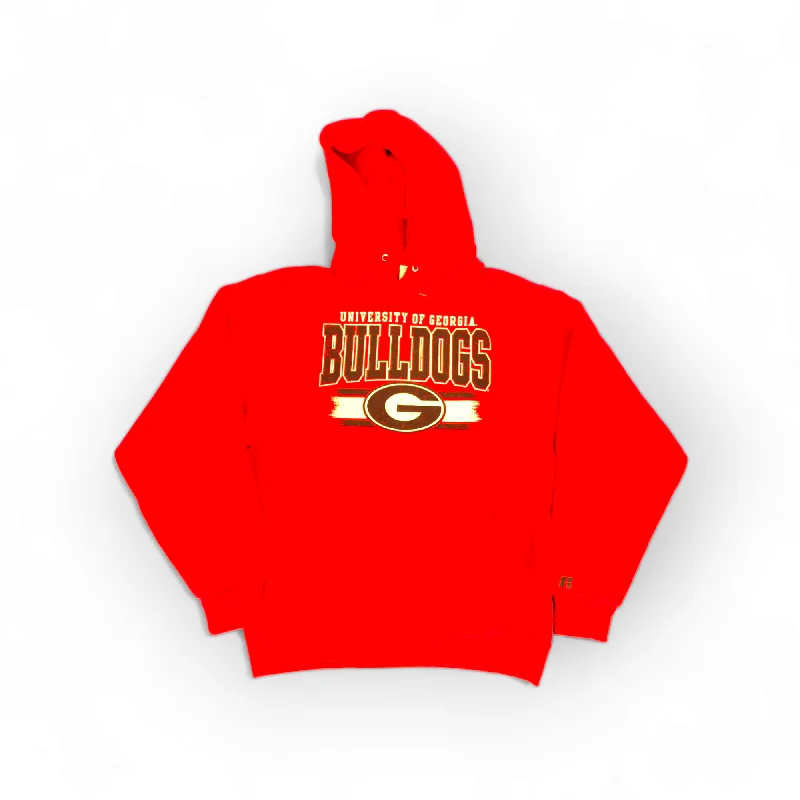 Russell Athletic Georgia Bulldogs NCAA College Hoodie, Red, Size Medium