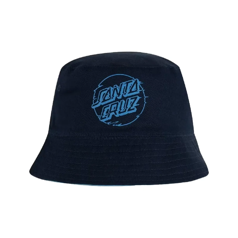 Santa Cruz Vivid Dot Mono Reversible Bucket Hat