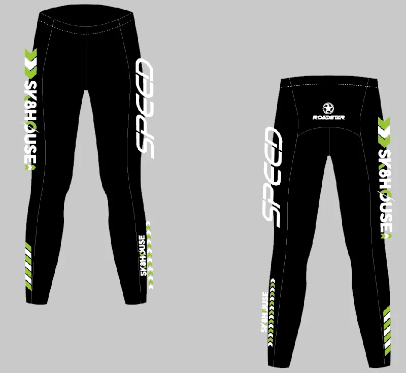 Sk8House - Full Length Zipper Track Pants - SPEED