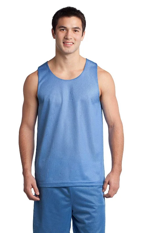 Sport-Tek ST500 PosiCharge Classic Mesh Reversible Tank - Carolina Blue