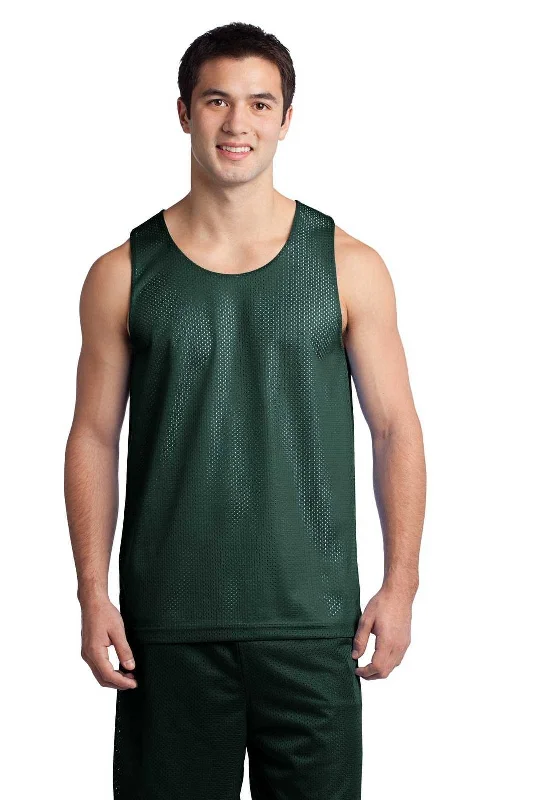 Sport-Tek ST500 PosiCharge Classic Mesh Reversible Tank - Forest Green