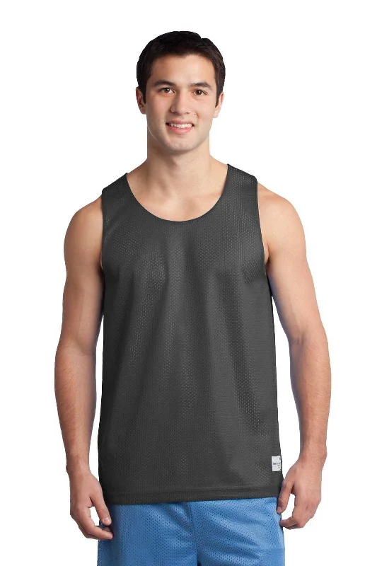 Sport-Tek ST500 PosiCharge Classic Mesh Reversible Tank - Iron Gray White