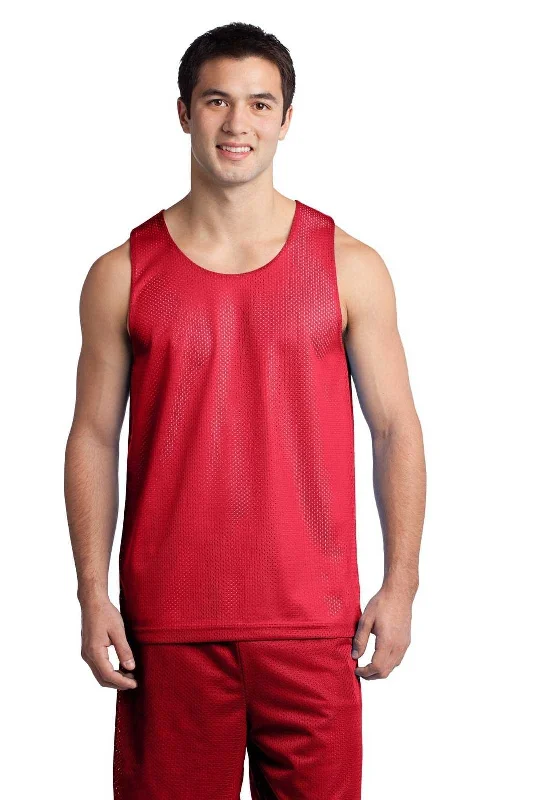 Sport-Tek ST500 PosiCharge Classic Mesh Reversible Tank - True Red