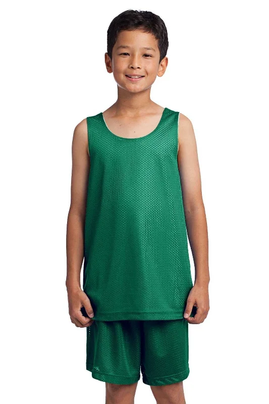 Sport-Tek YST500 Youth PosiCharge Classic Mesh Reversible Tank - Kelly Green