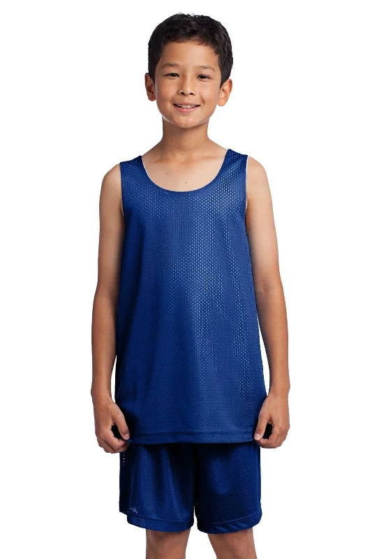 Sport-Tek YST500 Youth PosiCharge Classic Mesh Reversible Tank - True Royal