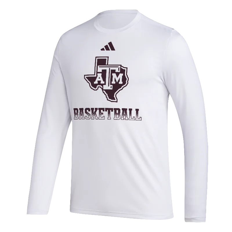 Texas A&M Basketball - L/S Pre-Game Tee ***