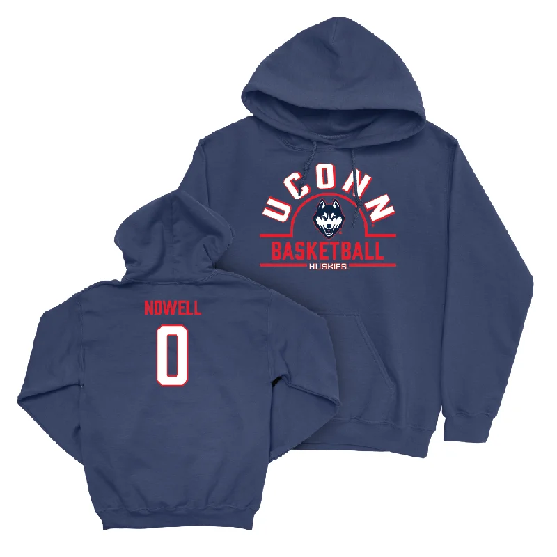 UConn Men's Basketball Arch Navy Hoodie  - Ahmad Nowell